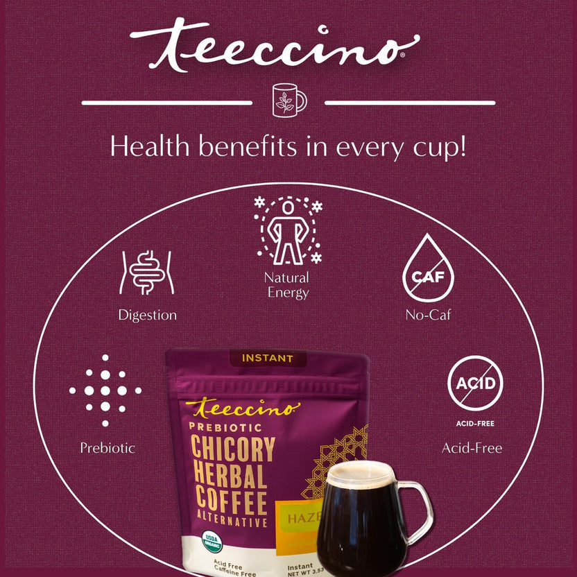 Instant Hazelnut Herbal Coffee