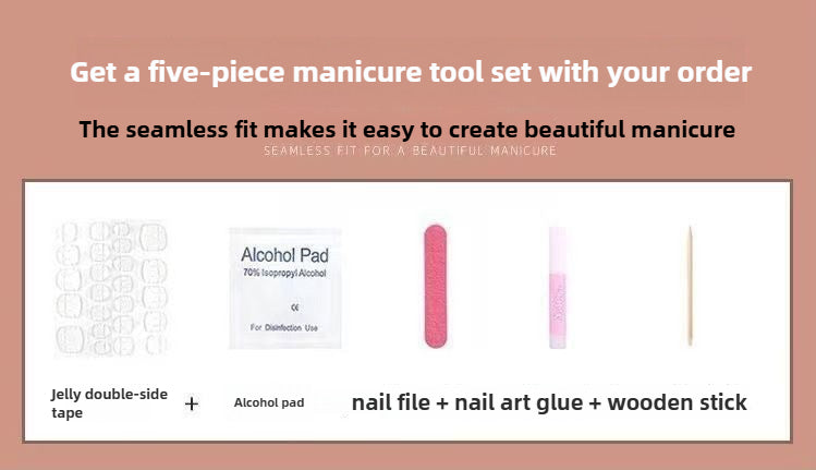 1004- Handmade press on nails fake nails removable
