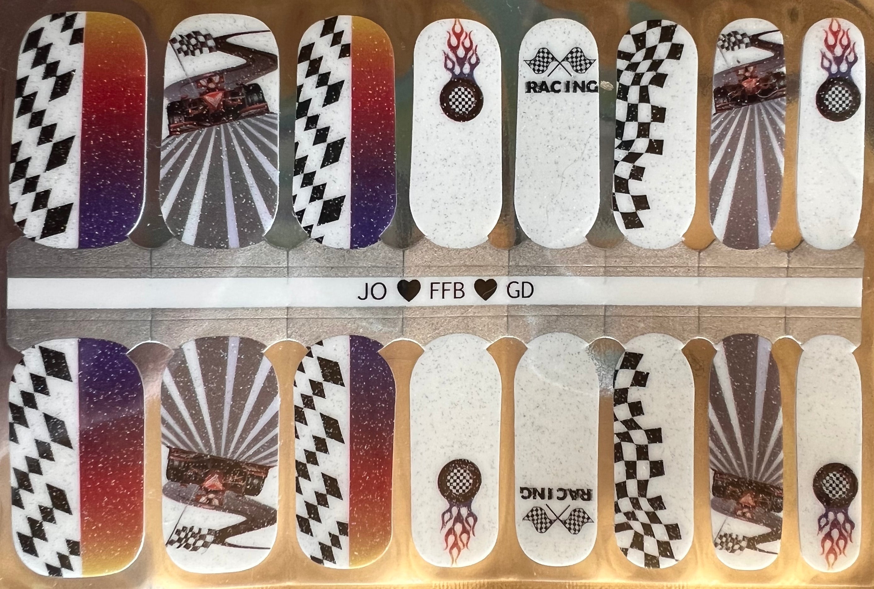Racing Nail Wraps