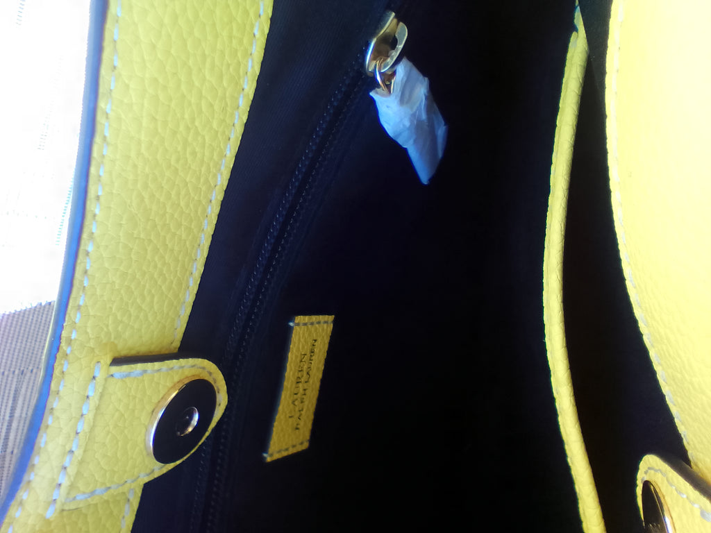 Lauren Ralph Lauren Cameryn Pebbled Leather Large Crossbody Bag