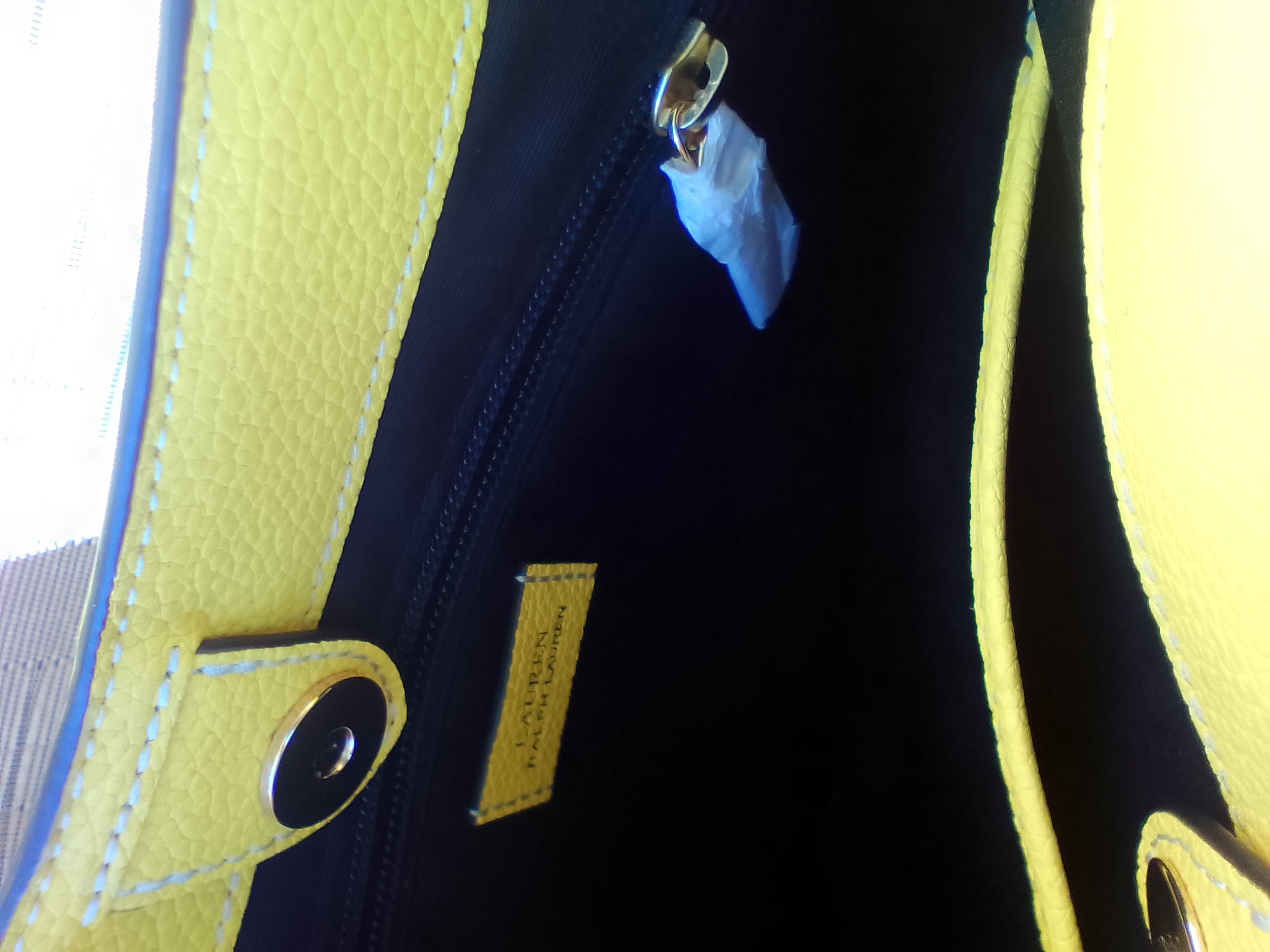 Lauren Ralph Lauren Cameryn Pebbled Leather Large Crossbody Bag
