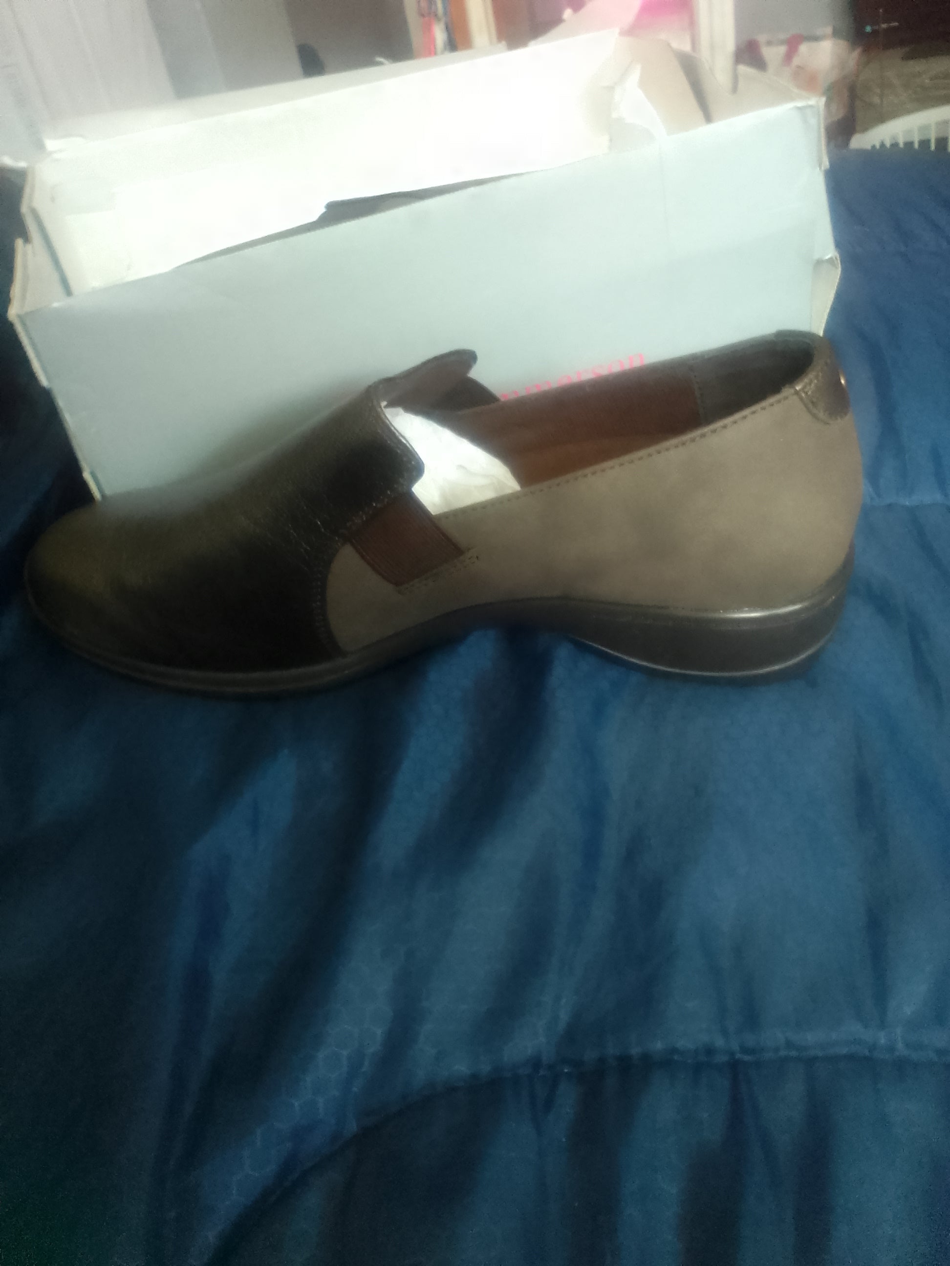 Ros Hommerson Slide in 62035-10 Women's Casual Shoe: Brown/Leather/Napa 8 Medium (B) Slip-On