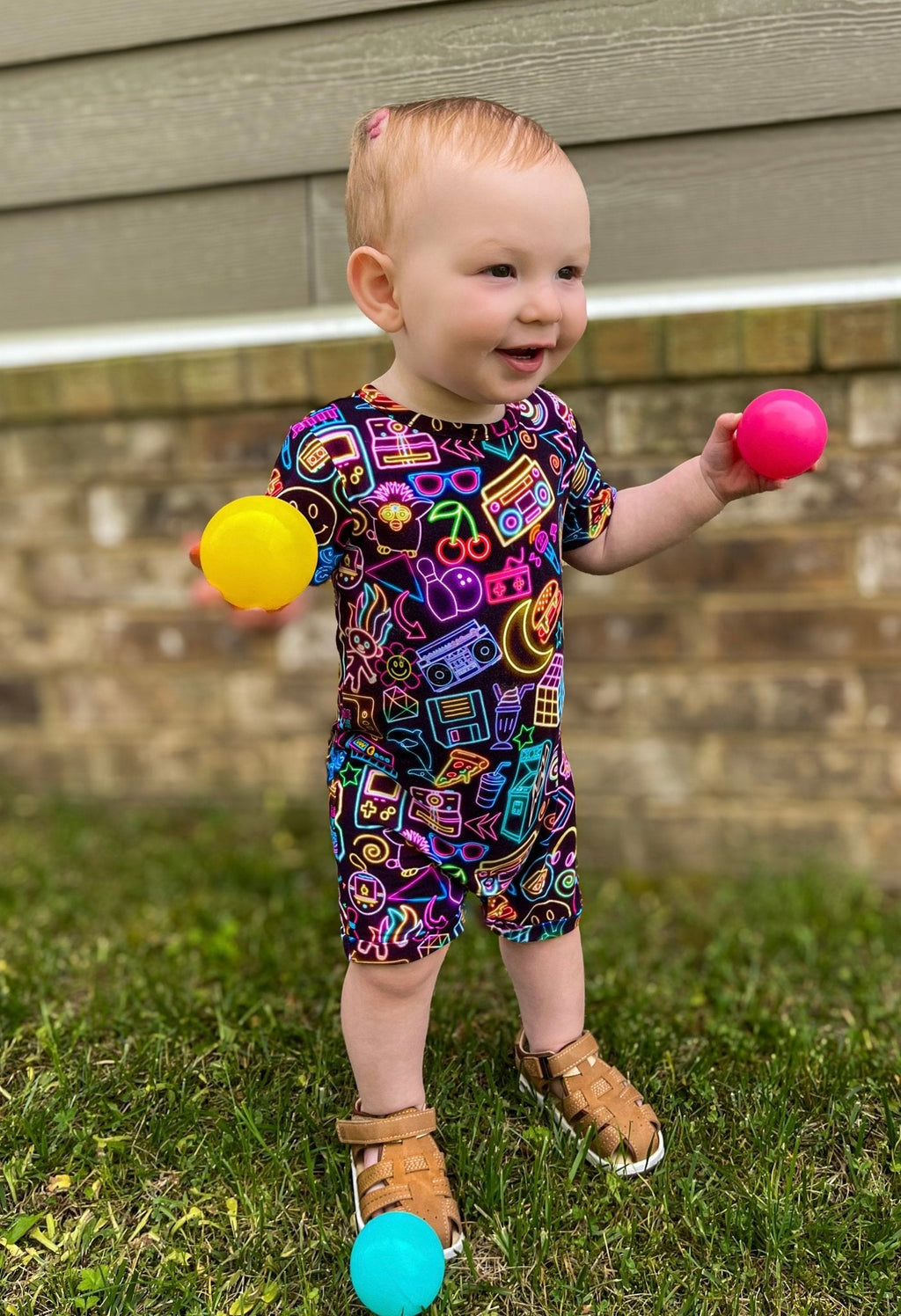 Short Sleeve Shortie Romper