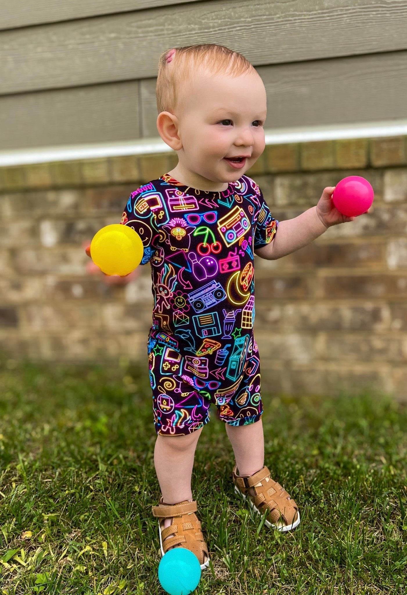 Short Sleeve Shortie Romper