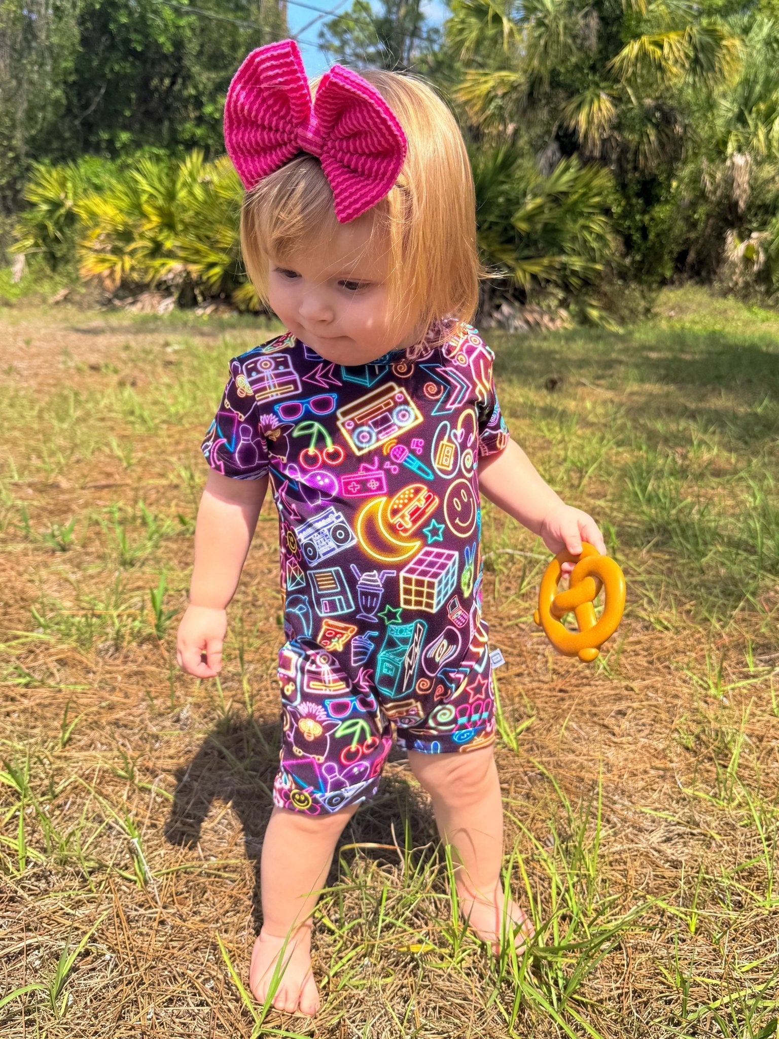 Short Sleeve Shortie Romper