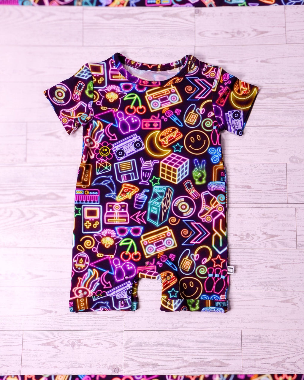 Short Sleeve Shortie Romper