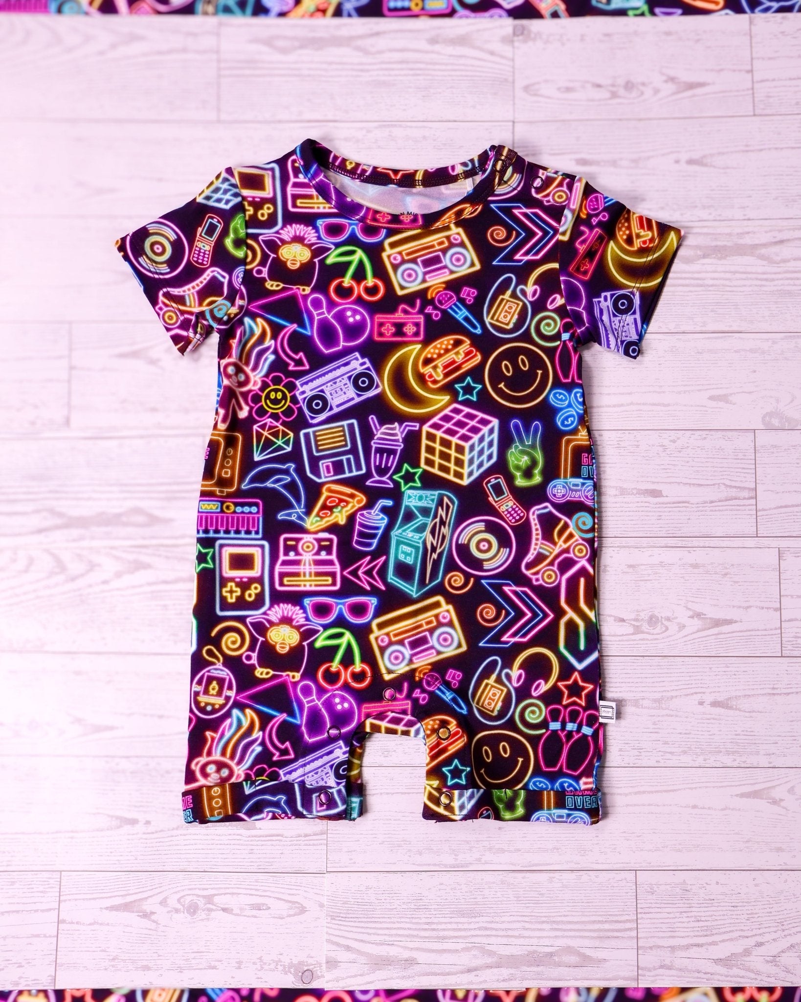 Short Sleeve Shortie Romper