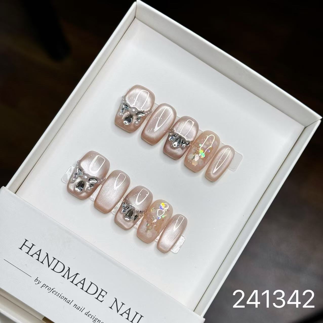 1030- Handmade press on nails fake nails removable