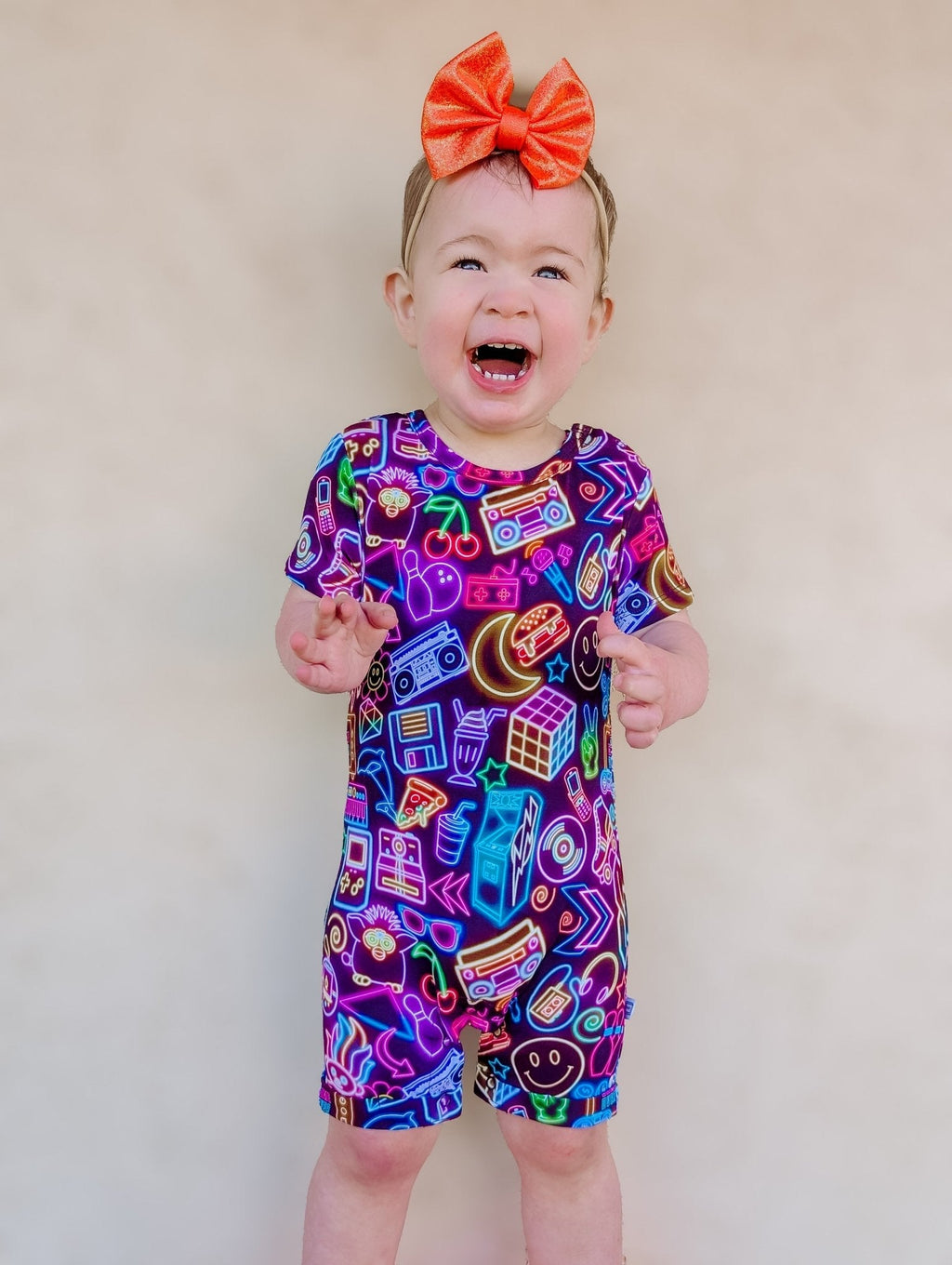 Short Sleeve Shortie Romper