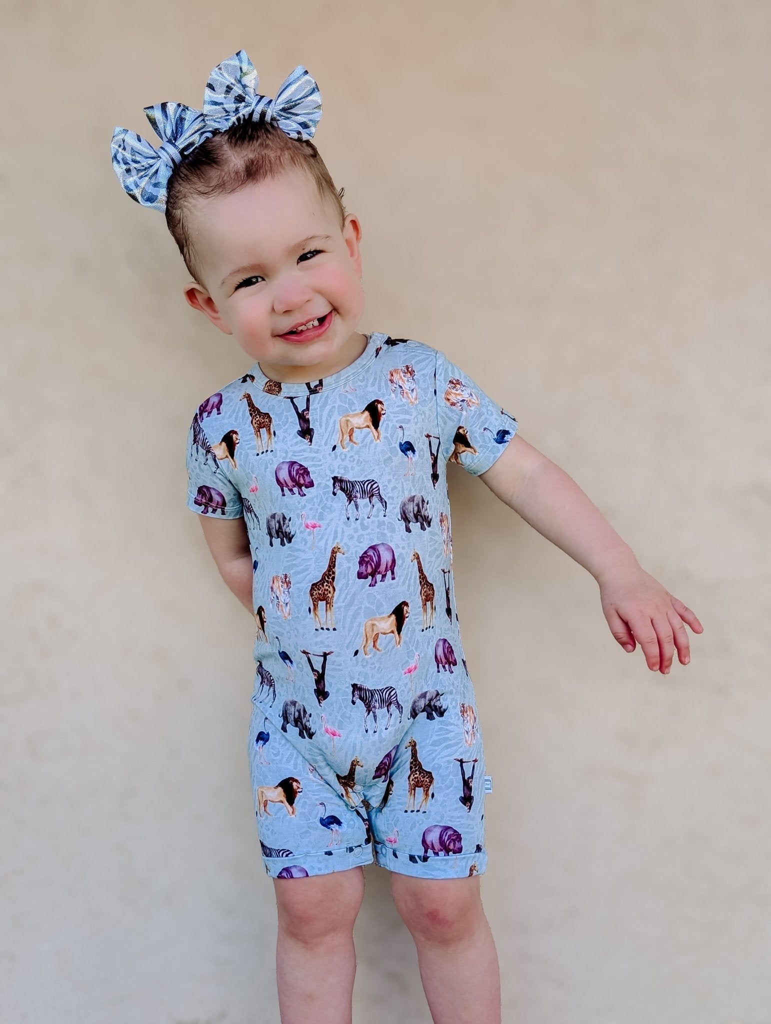 Short Sleeve Shortie Romper
