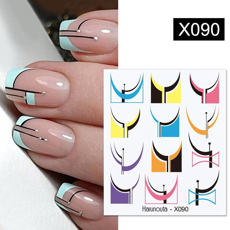 French Line Nail Strips