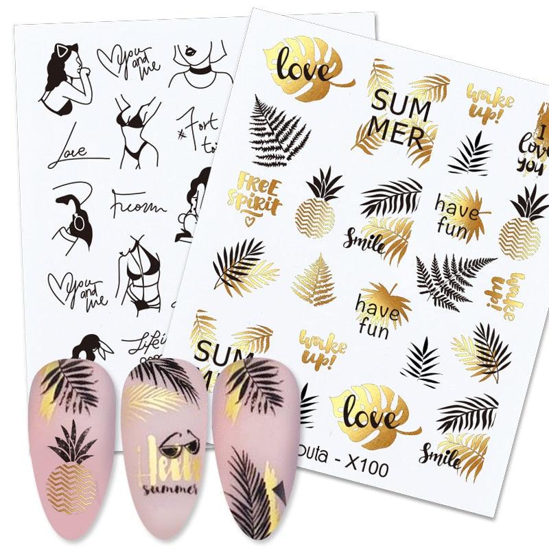 French Line Nail Strips