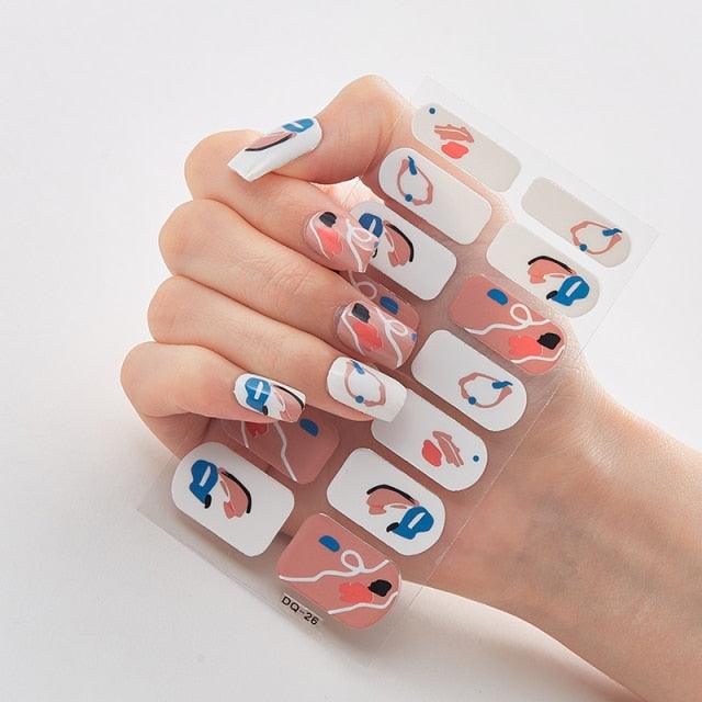 Full Cover Designer Nail Strips