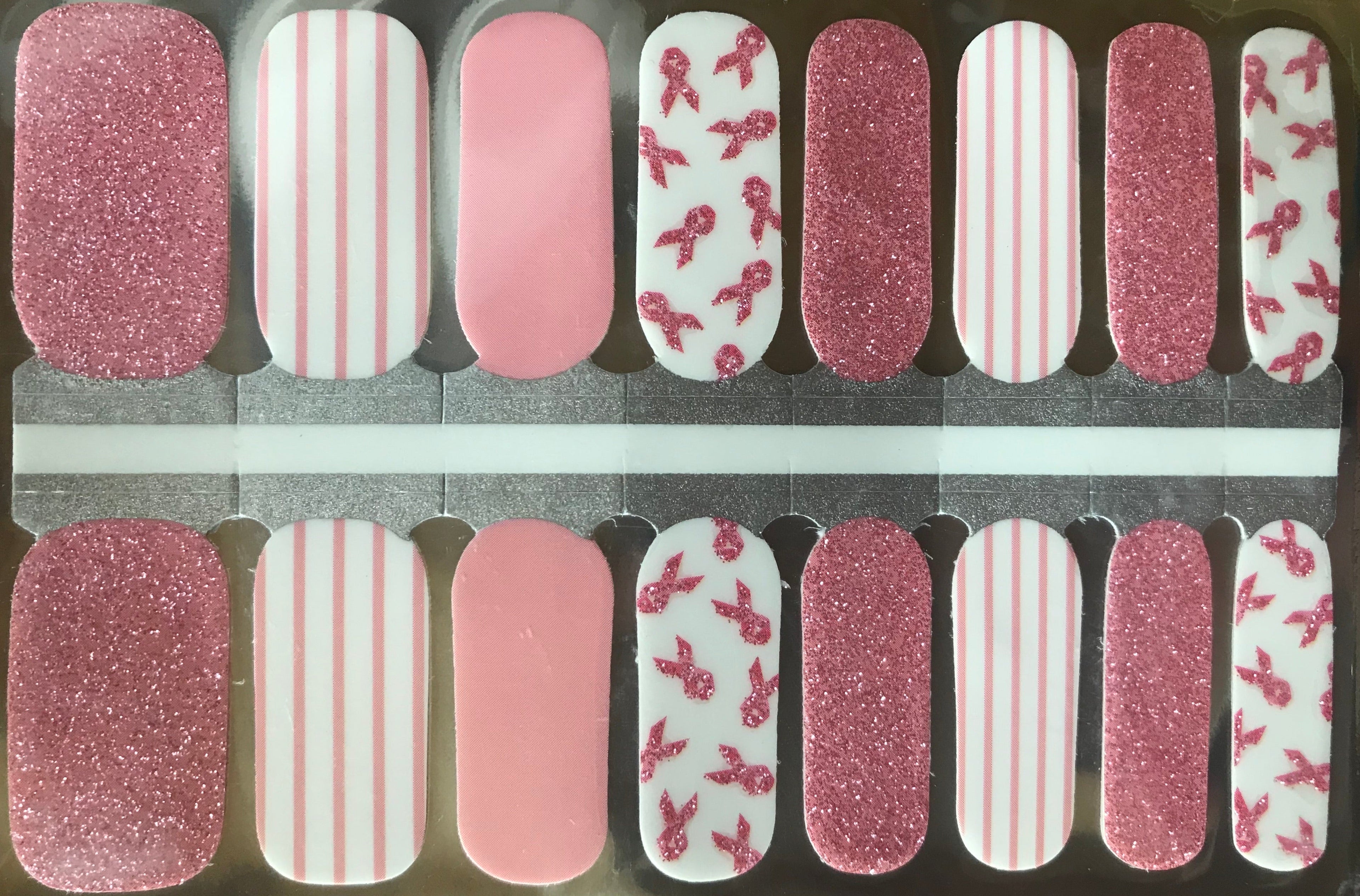 Pink for a Cure Nail Strips
