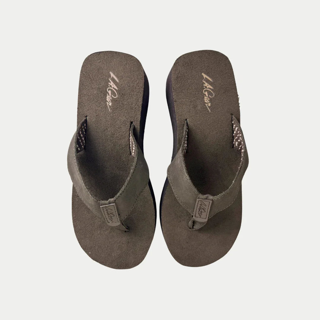 Women's Malibu Flip-Flop Brown Wedge