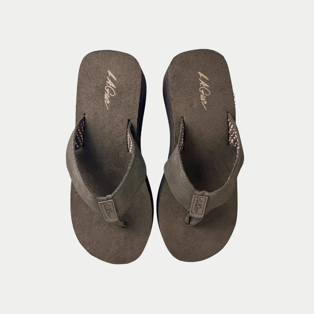 Women's Malibu Flip-Flop Brown Wedge