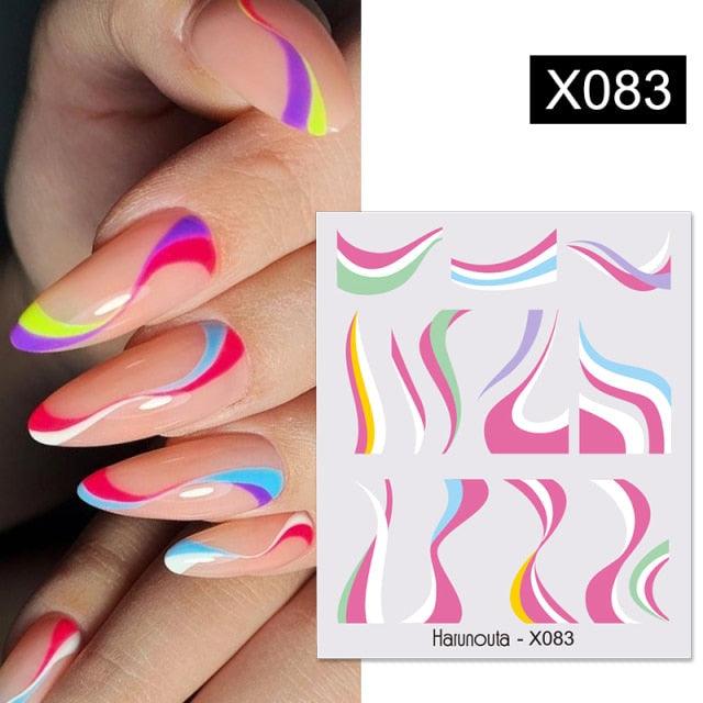 French Line Nail Strips