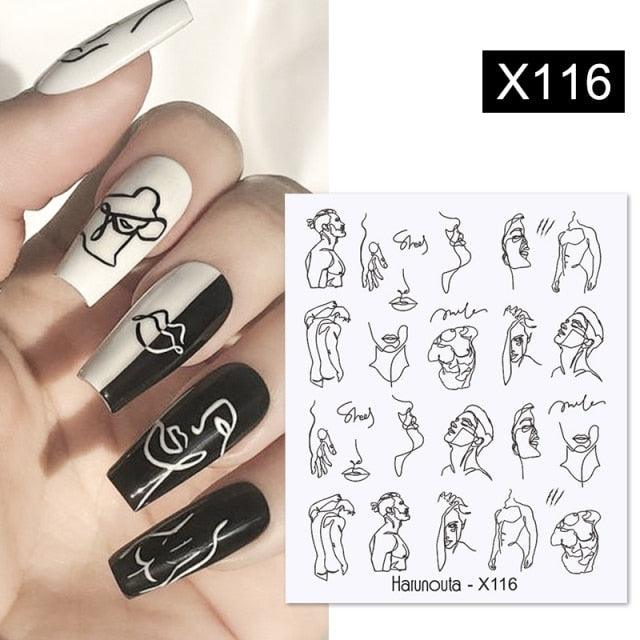 French Line Nail Strips