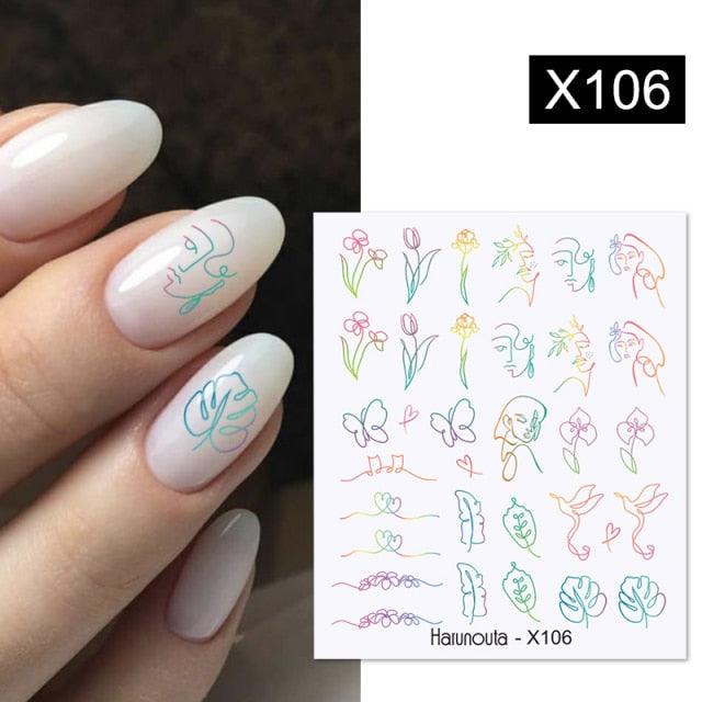 French Line Nail Strips