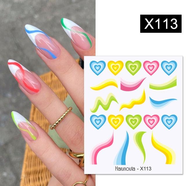 French Line Nail Strips